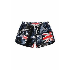 Pantaloni scurti de baie tip sort - cu imprimeu UK - femei - uscare rapida - EFAYN imagine