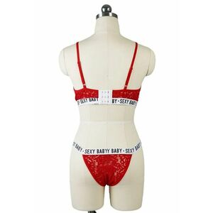 Lenjerie sexy - set 2 piese - sutien si chilot brazilian - model sexy baby - dantela - EFAYN imagine