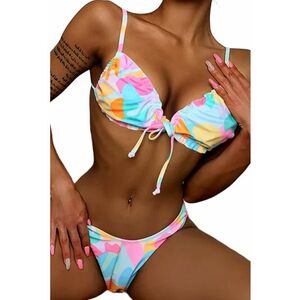 Costum de baie dama - 2 piese - model vesel delicat - EFAYN imagine