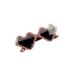 Ochelari de soare pentru copii - unisex - design in forma de inima - model pixel cool - EFAYN imagine