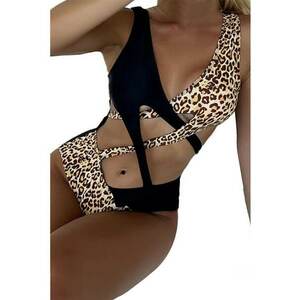 Costum de baie dama - o piesa - model animal print leopard - EFAYN imagine