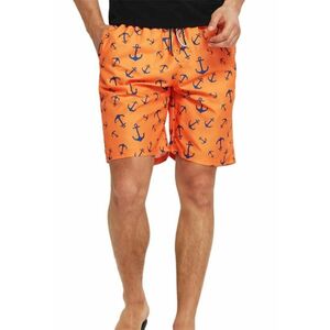 Pantaloni scurti de baie cu imprimeu nautic imagine