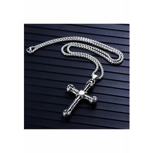 Lant cu pandantiv cruce - model holy cross - unisex - EFAYN imagine