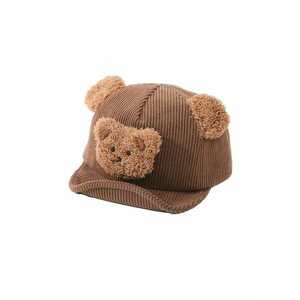 Sapca pentru copii - model haios cu cozoroc si ursulet - tematica baseball bear - 0 – 1 ani - EFAYN imagine