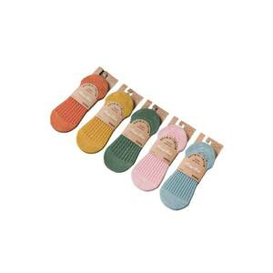 Sosete dama - set 5 perechi - model comod - delicat si colorat - tematica stay cozy - non – slip - EFAYN imagine