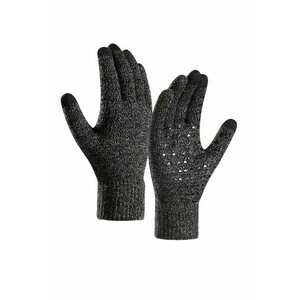 Manusi - model cu degete touch screen - tematica easy winter tech gloves - non – slip pe toata palma - unisex - EFAYN imagine