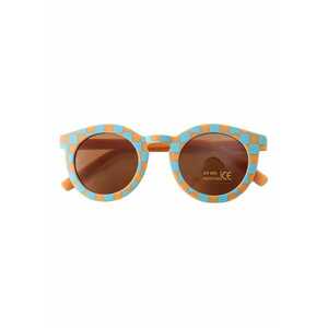 Ochelari de soare pentru copii - unisex - model vintage - rama cu imprimeu - tematica fashion summer - EFAYN imagine