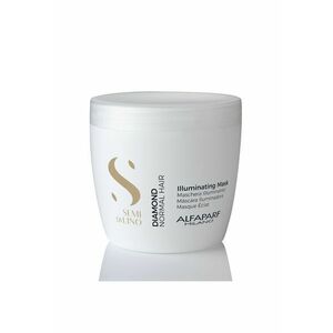 Masca pentru stralucire fara sulfati Semi di Lino Diamond Illuminating Mask - 500 ml imagine