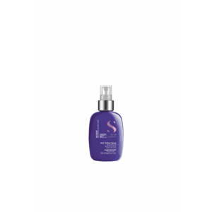 Tratament spray leave-in pentru neutralizarea tonurilor de galben - Seni di Lino Blonde Anti-Yellow Spray - Parfum Bio Floral - Universal - 125 ml imagine