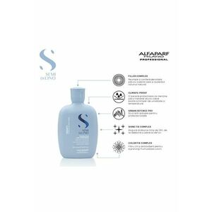 Sampon densificator Alfaparf Semi di Lino Thickening Low Shampoo - 250 ml imagine