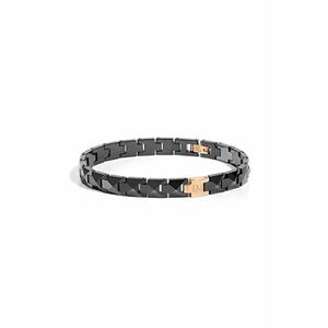 Bratara SACU03 - Rose gold - Negru imagine