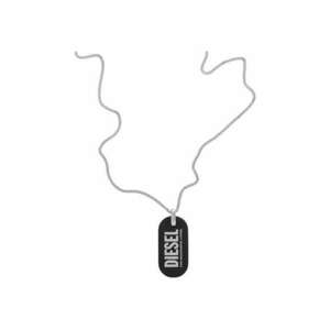 Lant Single Dog Tag DX1349040 - Argintiu - Negru imagine