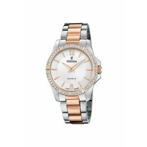 Ceas dama F20595/1 Quartz Argintiu - Rose gold imagine