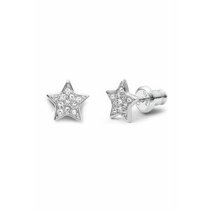 Cercei Vintage Glitz Star stud JOF00292040 - Argintiu imagine