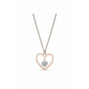 Colier Vintage Glitz Heart JOF00667998 - Rose gold imagine