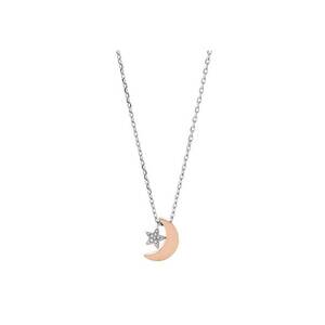 Colier Moon and Star JOF00518998 - Argintiu - Rose gold imagine