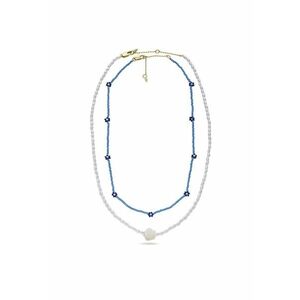 Colier Mother of Pearl Beaded set JGFTSET1072 - Auriu imagine