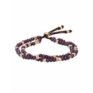 Bratara Arm Party Purple beaded JOA00797791 - Mov - Auriu imagine