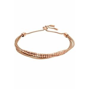 Bratara All Stacked Up adjustable JF04472791 - Rose gold - Bej imagine