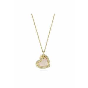 Colier Mother of Pearl Heart JOF00918710 - Auriu imagine