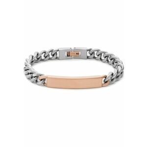 Bratara Vintage Glitz Two-Tone JF04230998 - Argintiu - Rose gold imagine