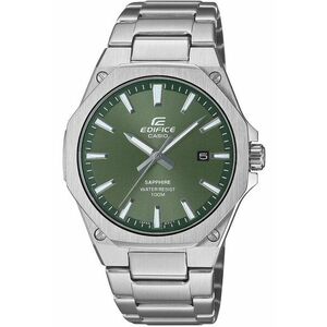 Ceas barbatesc - Inox - Argintiu/Verde imagine