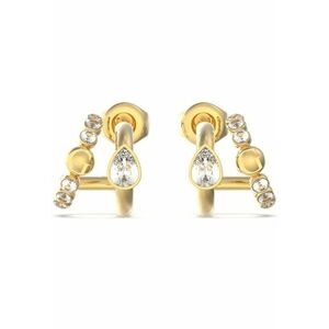 Cercei Crazy Earring stud lung si cristale JUBE03303JWYGT-U - Auriu imagine