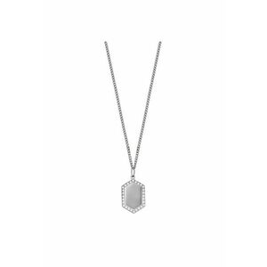 Colier Elliott si cubic zirconia JOF00980040 - Argintiu imagine