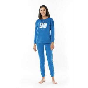 Pijama dama bumbac melanje PJF259 imagine