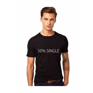 Tricou 50% Single - Negru imagine