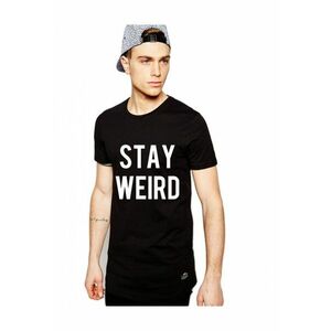 Tricou negru barbati - Stay Wired imagine