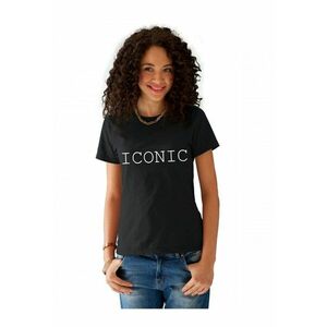 Tricou dama negru - ICONIC imagine