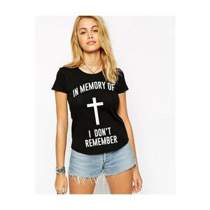 Tricou dama negru - In memory imagine