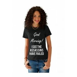 Tricou dama negru - Assassins faild imagine