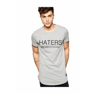 Tricou gri barbati - Haters imagine