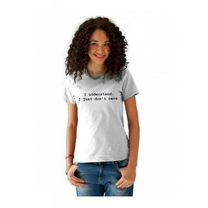 Tricou dama alb - I understand imagine