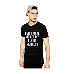 Tricou negru barbati - Flying Monkeys imagine