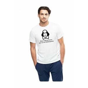 Tricou barbati alb - Shakespeare Drama imagine