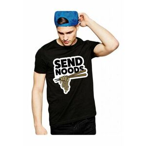 Tricou barbati negru - Send Noods imagine