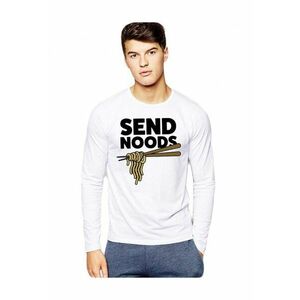 Bluza barbati alba - Send Noods imagine