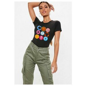 Tricou dama negru - Circle imagine