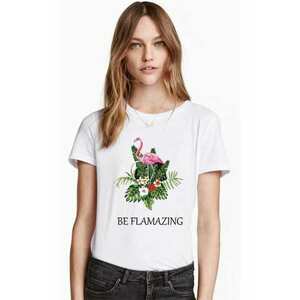 Tricou dama alb - Be Flamazing imagine