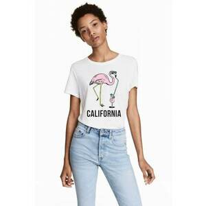 Tricou dama alb - California imagine