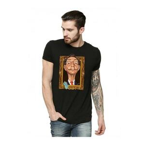 Tricou barbati negru - Dali - Frame imagine