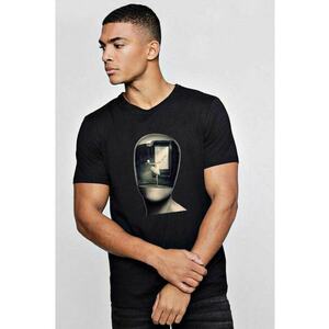 Tricou barbati negru - Dali - Globul imagine