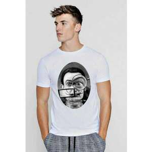 Tricou barbati alb - Dali - The Watcher imagine