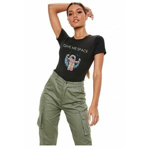 Tricou dama negru - Give me space imagine