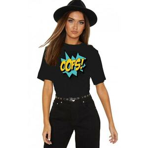 Tricou dama negru - Oops imagine