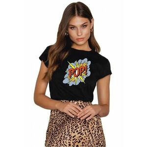 Tricou dama negru - POP imagine