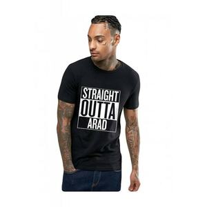 Tricou negru barbati - Straight Outta Arad imagine